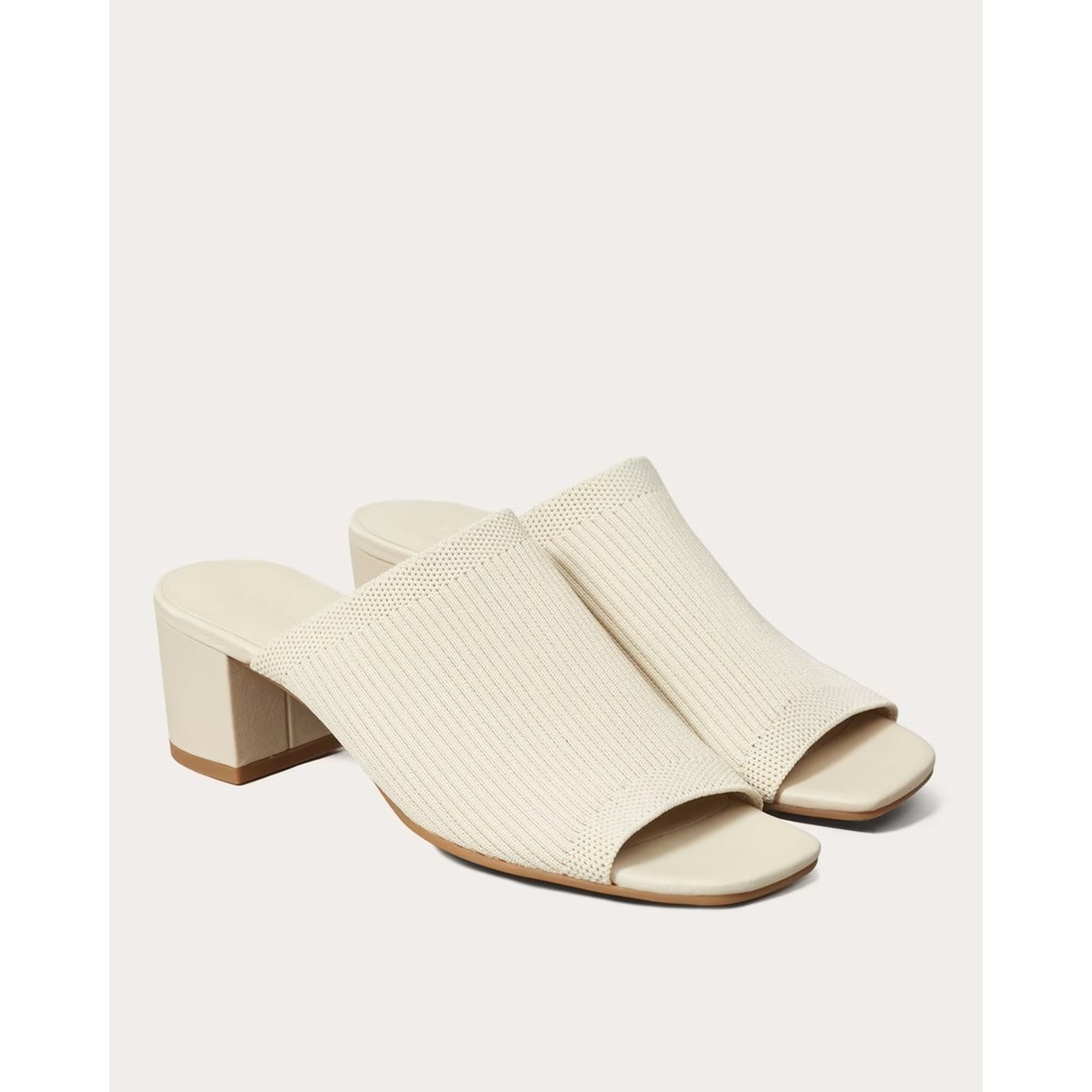 Everlane The Glove Mule in ReKnit Bone Womens 10.5‎